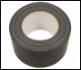 Sealey DTB75 Black Duct Tape 75mm x 50m