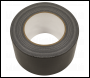 Sealey DTB75 Duct Tape 75mm x 50m - Black