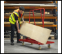 Sealey DWC01 Plasterboard Trolley Large Sheet Handling 800kg Capacity