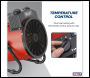Sealey EH2001 Industrial Fan Heater 2000W/230V