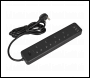 Sealey EL34USBB 2.6m Extension Lead with USB Ports - Black
