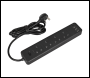 Sealey EL34USBB 2.6m Extension Lead with USB Ports - Black