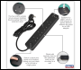 Sealey EL34USBB 2.6m Extension Lead with USB Ports - Black