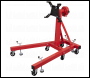 Sealey ES680D Folding 360º Rotating Engine Stand with Geared Handle Drive 680kg Capacity