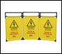 Sealey EV20 Folding Safety Barrier for Hybrid/Electric Vehicles