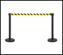 Sealey EV23 Retractable Safety Belt Barrier Post - Set of 2