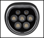 Sealey EVCC2211KW 5m Type 2 to Type 2 EV Charging Cable 16A(11KW)5m 16A (11KW) 3PH Type 2 to Type 2 EV Charging Cable 5m 16A (11KW) 3PH Type 2 to Type 2 EV Charging Cable 5m 16A (11KW) 3PH Type 2 to Type 2 EV Charging Cable