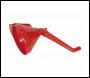 Sealey F16 Fixed Offset Spout Funnel with Filter 160mm - Medium