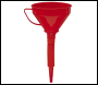 Sealey F16F Flexible Spout Funnel with Filter 160mm - Medium