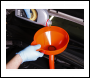 Sealey F2F Flexible Spout Funnel with Filter 200mm - Medium