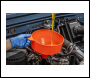 Sealey F3 Fixed Spout Funnel with Filter 250mm - Large