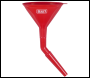Sealey F7 Angled Spout Oval Funnel with Filter 200mm - Medium