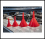 Sealey F92 Economy Fixed Spout Funnel Set 4pc - Small