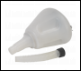 Sealey F99200 Funnel with Closing Lid 200mm