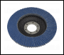 Sealey FD100120 100mm Zirconium Flap Disc 120Grit 16mm Bore