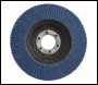 Sealey FD100120 Flap Disc Zirconium Ø100mm Ø16mm Bore 120Grit