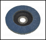 Sealey FD10040 Flap Disc Zirconium Ø100mm Ø16mm Bore 40Grit