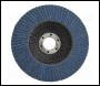 Sealey FD10040 Flap Disc Zirconium Ø100mm Ø16mm Bore 40Grit