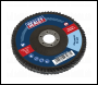 Sealey FD10060 Flap Disc Zirconium Ø100mm Ø16mm Bore 60Grit