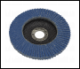 Sealey FD10060 Flap Disc Zirconium Ø100mm Ø16mm Bore 60Grit