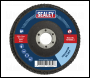 Sealey FD10080 Flap Disc Zirconium Ø100mm Ø16mm Bore 80Grit