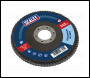 Sealey FD1154010 115mm Zirconium Flap Discs 40Grit 22mm Bore - Pack of 10