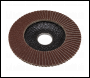 Sealey FD11560E 115mm Aluminium Oxide Flap Disc 60Grit 22mm Bore