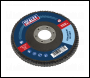 Sealey FD11580 Flap Disc Zirconium Ø115mm Ø22mm Bore 80Grit