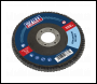 Sealey FD1158010 115mm Zirconium Flap Discs 80Grit 22mm Bore - Pack of 10