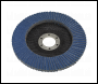 Sealey FD12540 Flap Disc Zirconium Ø125mm Ø22mm Bore 40Grit