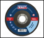 Sealey FD12540 125mm Zirconium Flap Disc 40Grit 22mm Bore