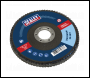 Sealey FD12560 Flap Disc Zirconium Ø125mm Ø22mm Bore 60Grit