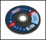 Sealey FD12580 Flap Disc Zirconium Ø125mm Ø22mm Bore 80Grit