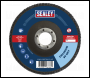 Sealey FD12580 Flap Disc Zirconium Ø125mm Ø22mm Bore 80Grit