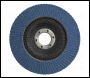 Sealey FD12580 Flap Disc Zirconium Ø125mm Ø22mm Bore 80Grit