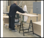 Sealey FDT32 Fold Down Telescopic Trestle 200kg Capacity - Pair