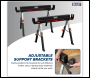 Sealey FDT52 Adjustable Sawhorse Set 2pc