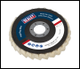 Sealey FFD5 Felt Flap Disc Ø115mm Ø22mm Bore - Pack of 5