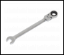 Sealey FHRCW10 Flexi-Head Ratchet Combination Spanner 10mm