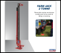 Sealey FJ48 Farm Jack 1200mm 2 Tonne Capacity