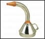 Sealey FM16F Metal Flexible Spout Funnel with Filter 160mm