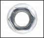 Sealey FN10 Zinc Plated Serrated Flange Nut M10 - Pack of 100