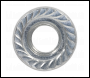 Sealey FN12 Zinc Plated Serrated Flange Nut M12 - Pack of 50