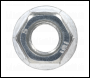 Sealey FN12 Zinc Plated Serrated Flange Nut M12 - Pack of 50