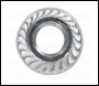 Sealey FN5 Zinc Plated Serrated Flange Nut M5 - Pack of 100