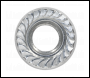 Sealey FN8 Zinc Plated Serrated Flange Nut M8 - Pack of 100