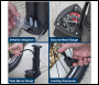 Sealey FP7 Mini Twin Barrel Bicycle Foot Pump