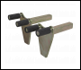 Sealey FPSFC Front Paddock Stand Fork Cradle Supports