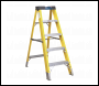 Sealey FSL5 Fibreglass Step Ladder 4-Tread EN 131