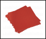 Sealey FT3R Polypropylene Floor Tile 400 x 400mm - Red Treadplate - Pack of 9